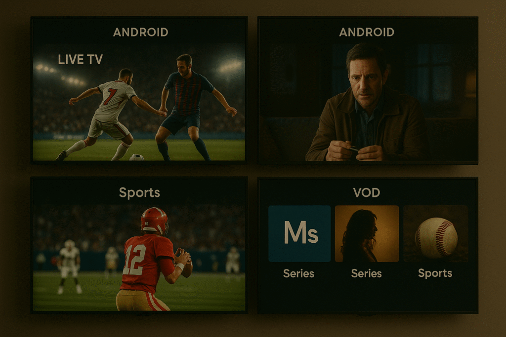 IPTV for Android TVs